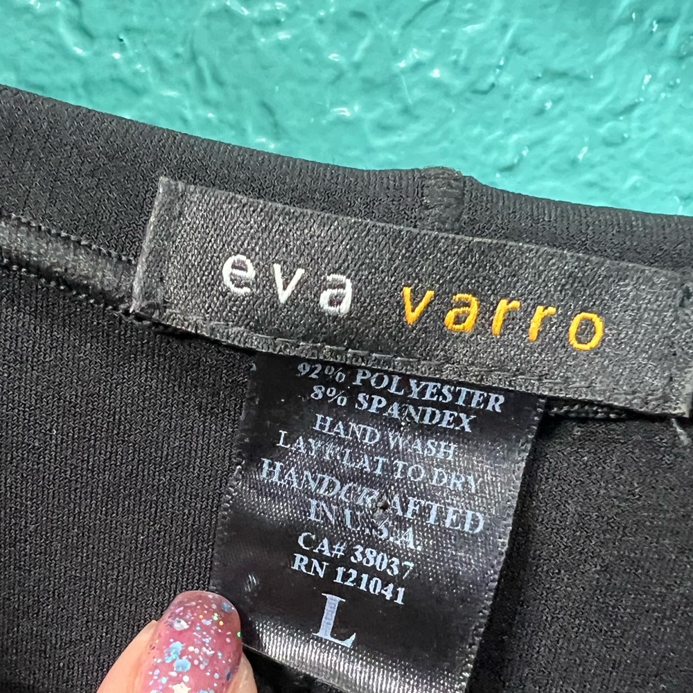 👑✅PRICE FIRM✅Eva Varro Colorful Off the Shoulder Long Sleeve Midi Dress. - Picture 6 of 11